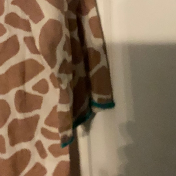 ANTONIO MELANI Brown and Teal Patterned Tunic - Picture 5 of 7